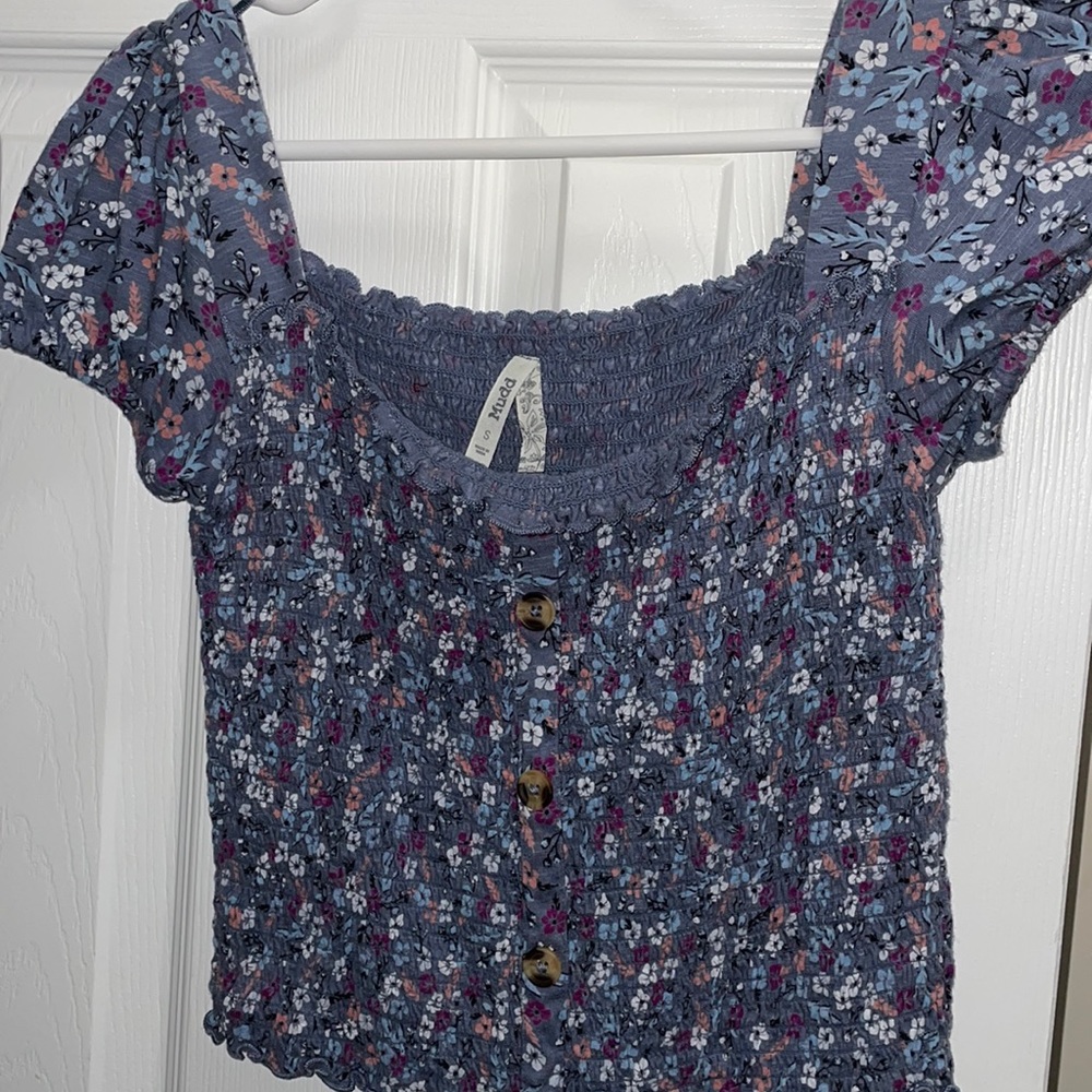 Purple crop top from kohls! Super cute and only slightly worn.
